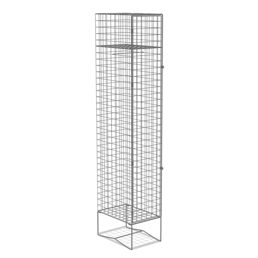 1 Door Single Row Wire Mesh Locker