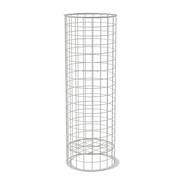 300x910mm Round Mesh Dumpbin with Fixed Shelf
