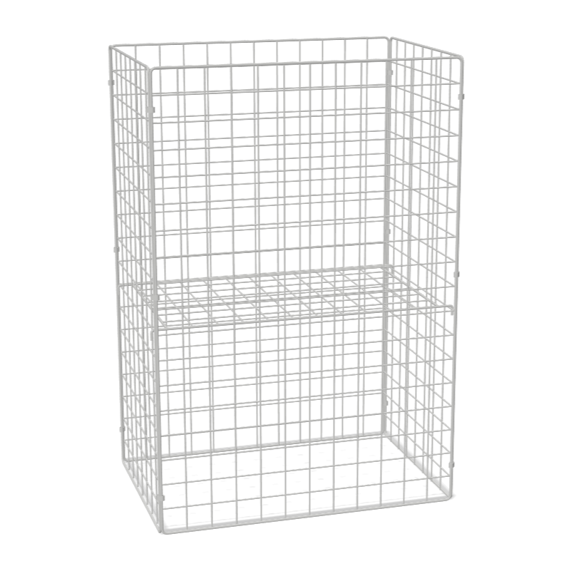 400x600x900mm Rectangular Collapsible Mesh Dumpbin with Adjustable Shelve