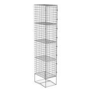 4 Door Single Row Wire Mesh Locker