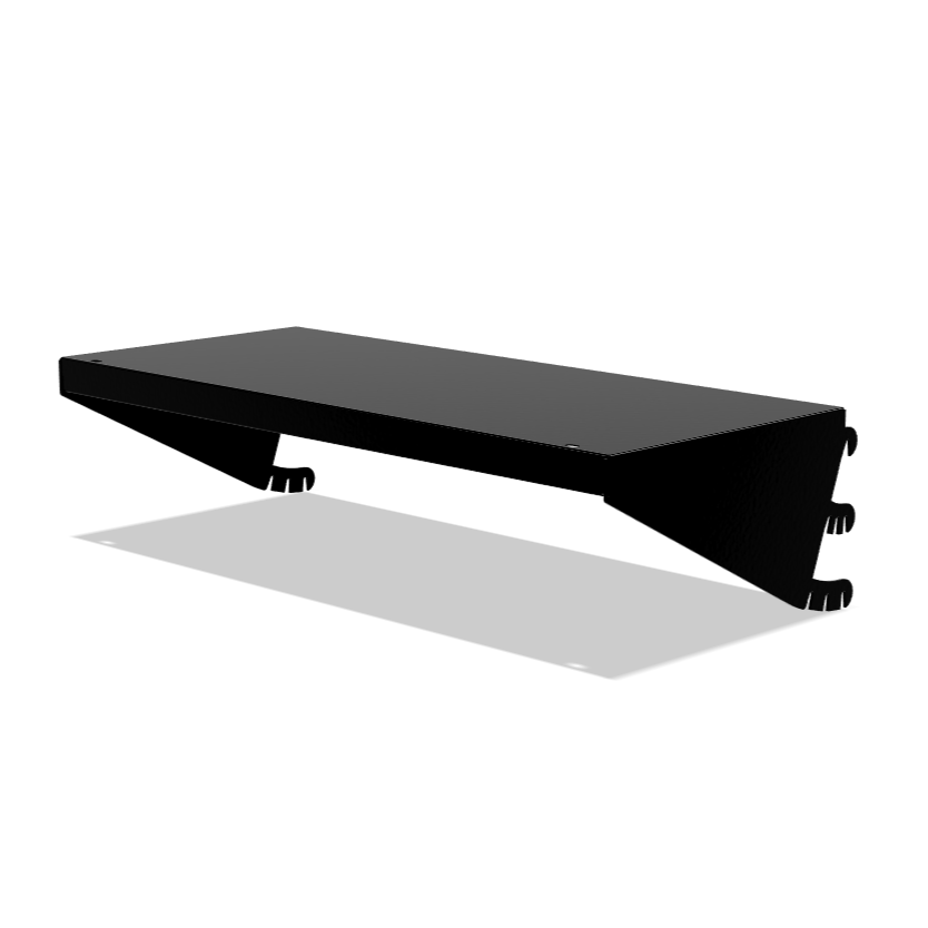 530mm Wide Hook-On Metal Shelf with Adjustable Brackets