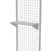 530mm Wide Hook-On Metal Shelf with Adjustable Brackets