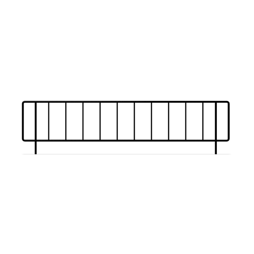 530mm Wire Front for Shelving