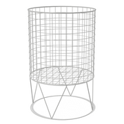 540x870mm Round Dumpbin with Fixed Shelf