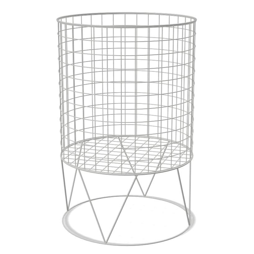 540x870mm Round Dumpbin with Fixed Shelf