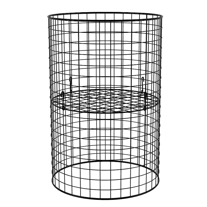 560x970mm Round Dumpbin with Adjustable Shelf