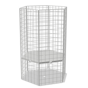 600mm 6-Sided Collapsible Mesh Dumpbin