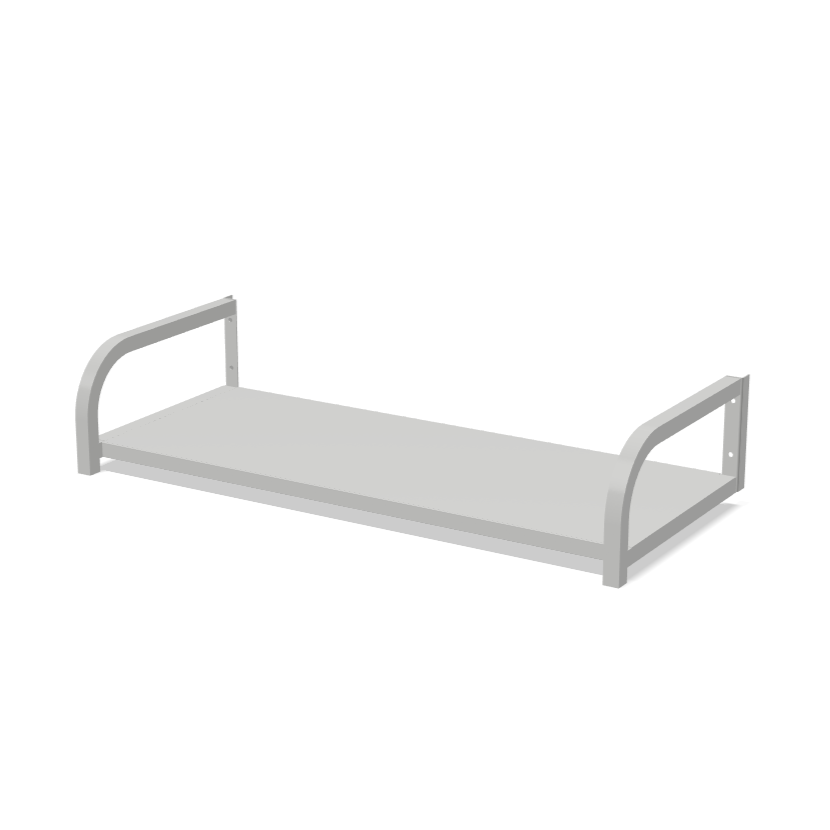 Curved Bolt-On Legs with Sheet Metal Shelf