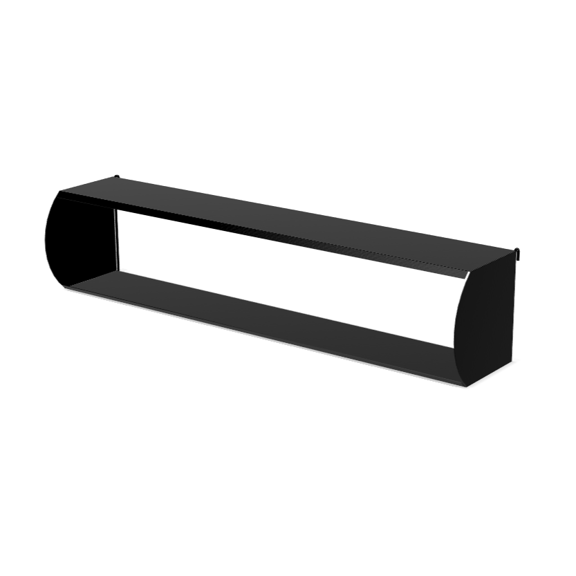 Face-Out Hook-On Headerboard Frame with Curved Sides