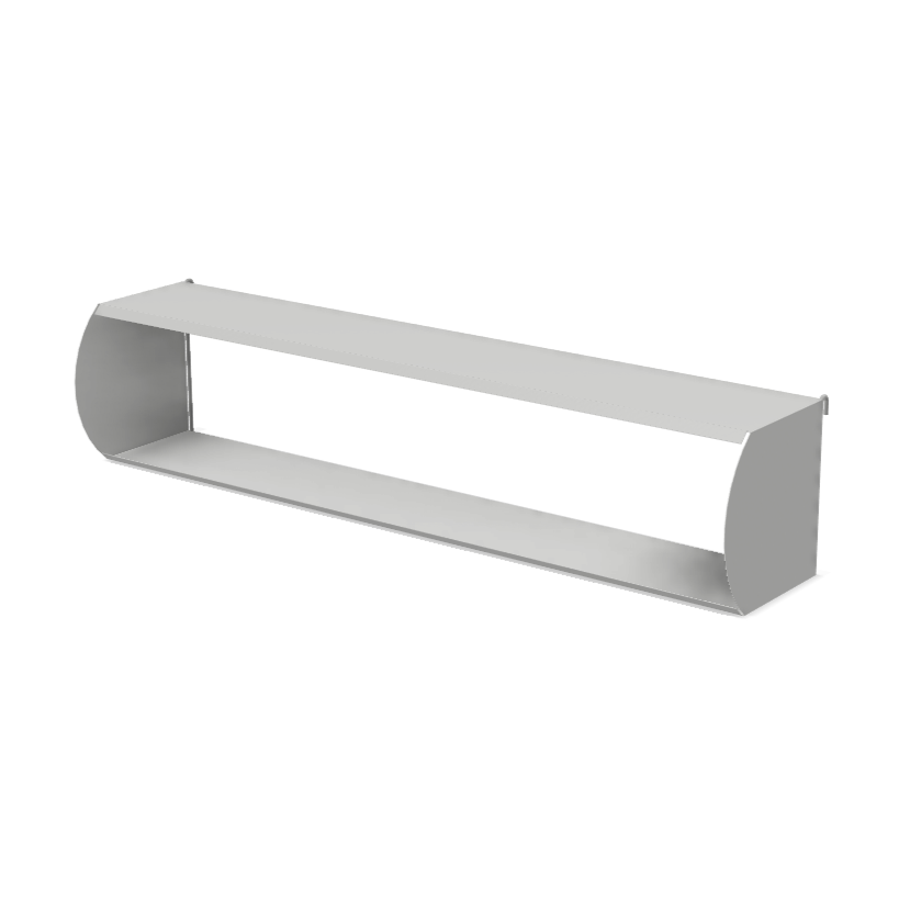 Face-Out Hook-On Headerboard Frame with Curved Sides