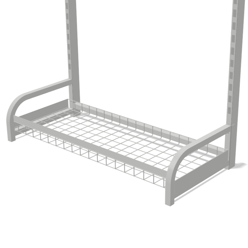 Curved Bolt-On Legs with Mesh Basket