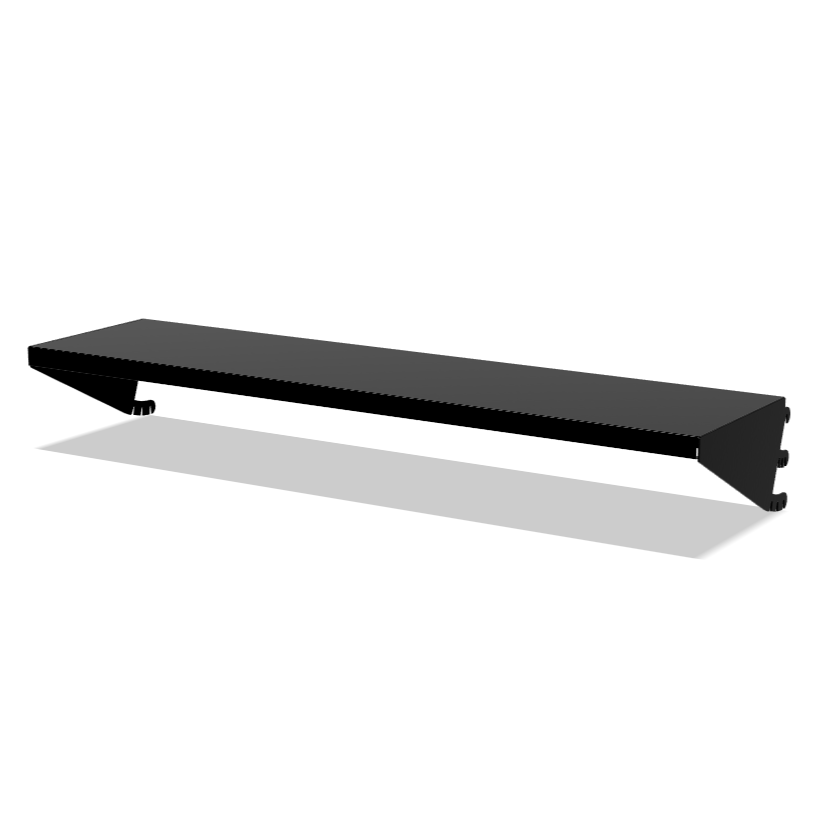 930mm Wide Hook-On Metal Shelf with Adjustable Brackets