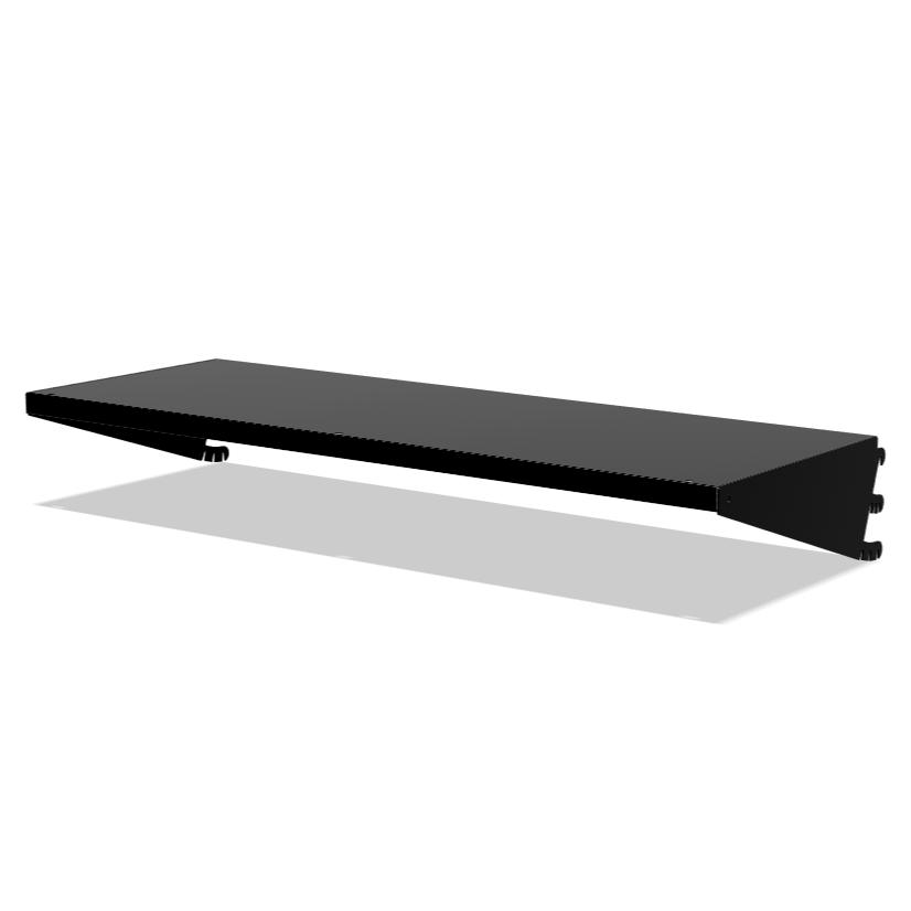 930mm Wide Hook-On Metal Shelf with Adjustable Brackets