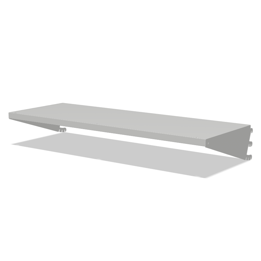 930mm Wide Hook-On Metal Shelf with Adjustable Brackets