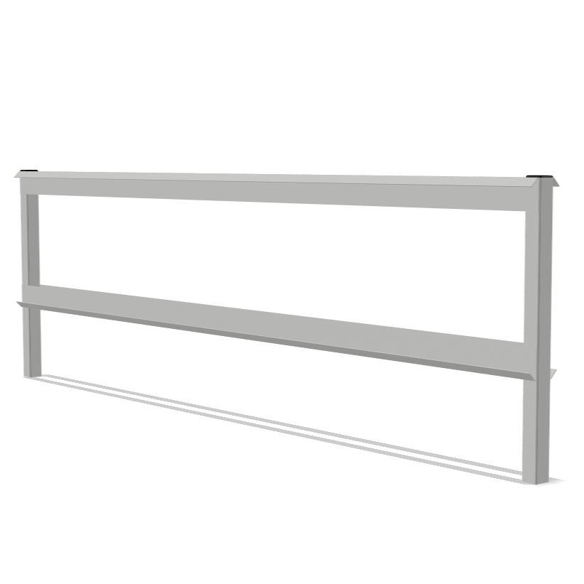 930x200mm Slide-In Headerboard Frame