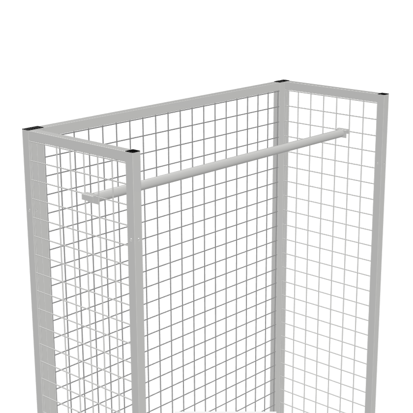 1m Hook-On Clothing Rail