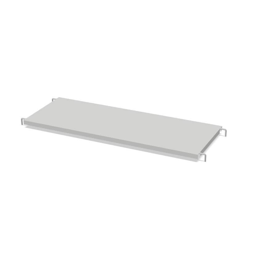 0.37x1m Side Hook-On Shelf with 8mm Wire Frame