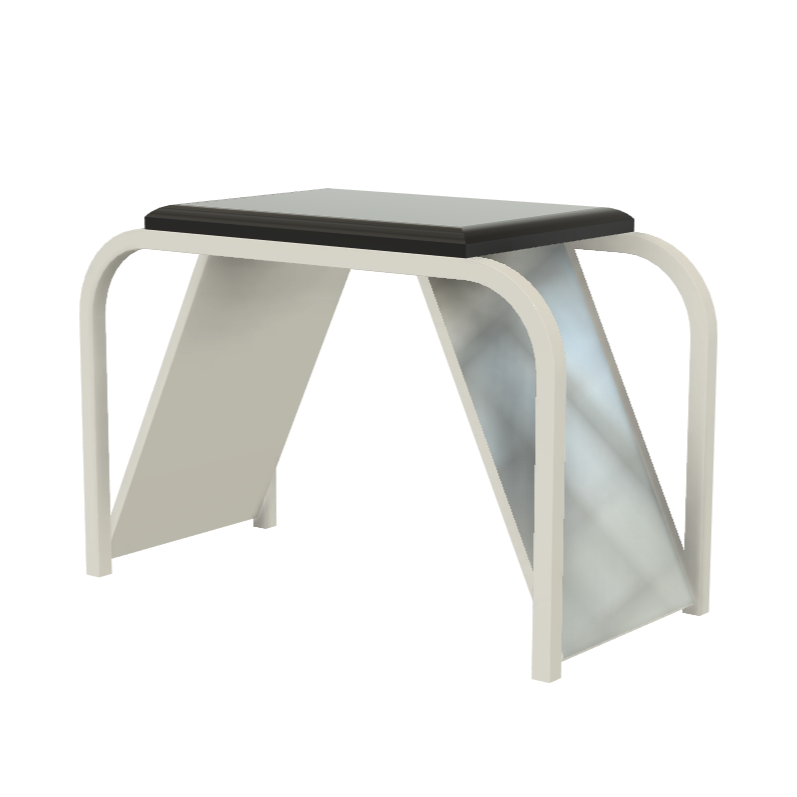 Custom Bench with Mirrors