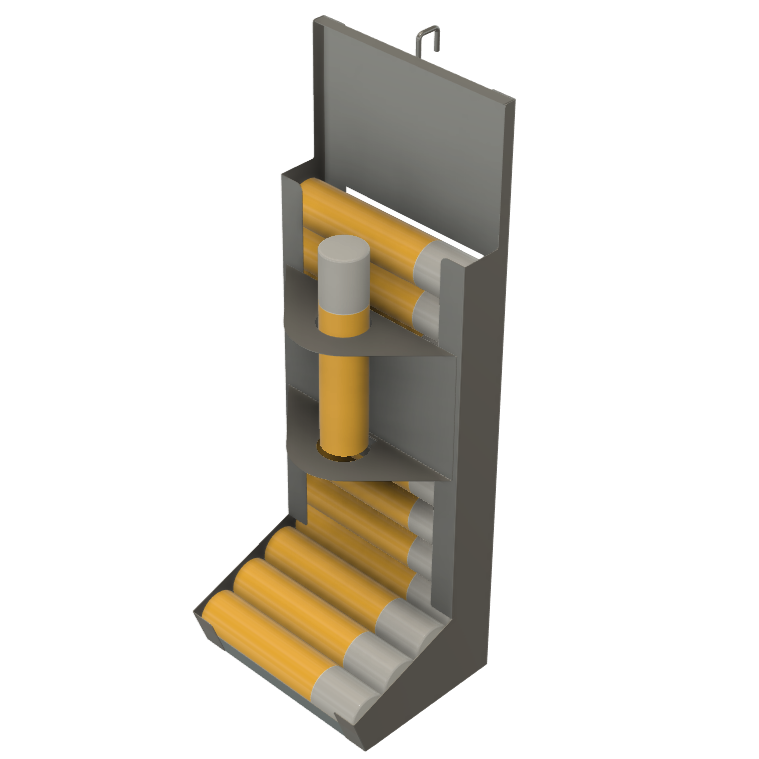 Custom Hook-On Spray Can Dispenser