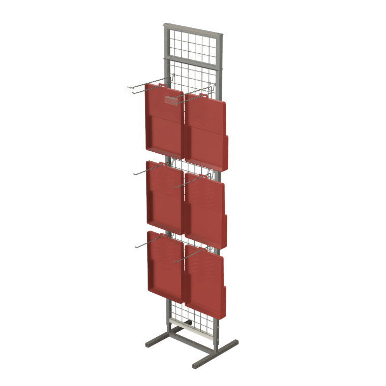 Narrow Mesh Display Stand