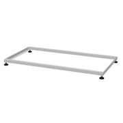 Flat Base Frame with Height Adjusters for Standard Stackable Basket