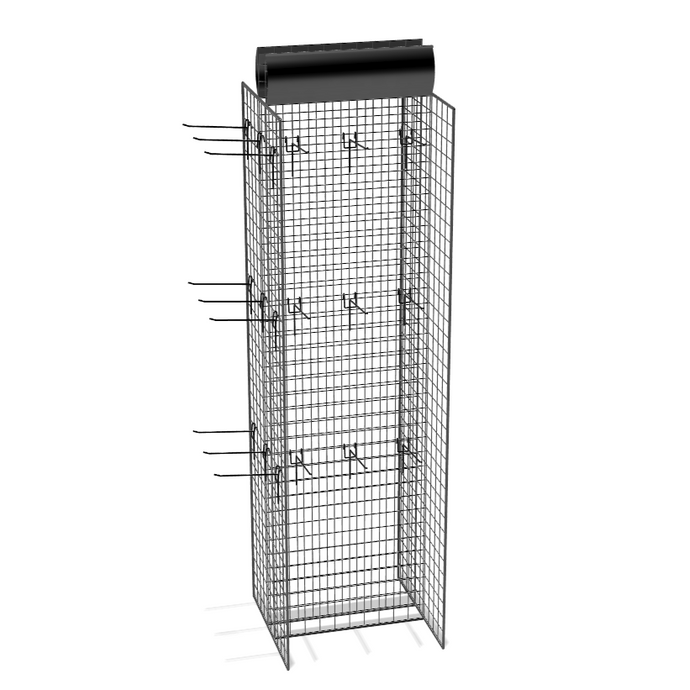 H-Shape Mesh Display Stand – Wire Worx