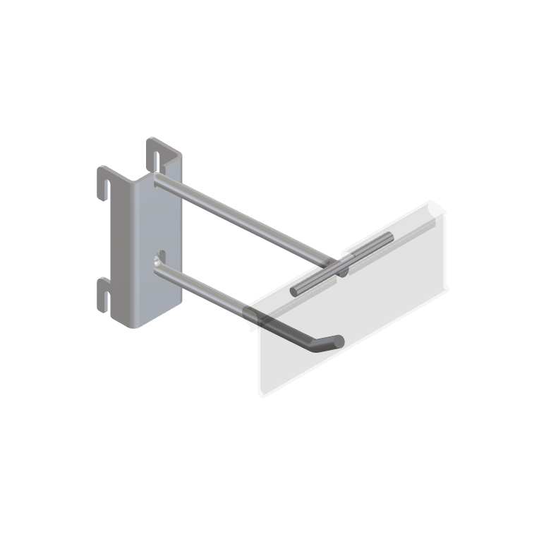 Single Mesh Tracking Hook with T-Piece for PI Label