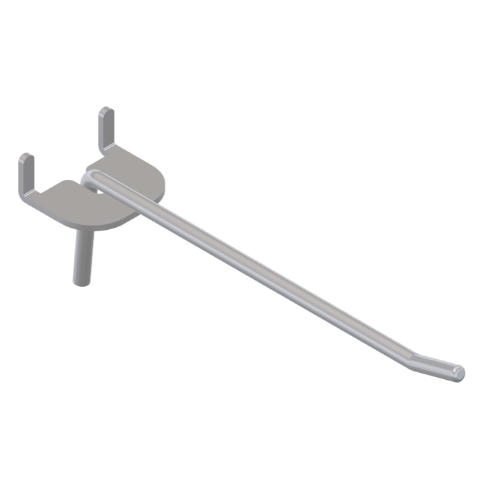 Budget Light Duty Single Pegboard Hook