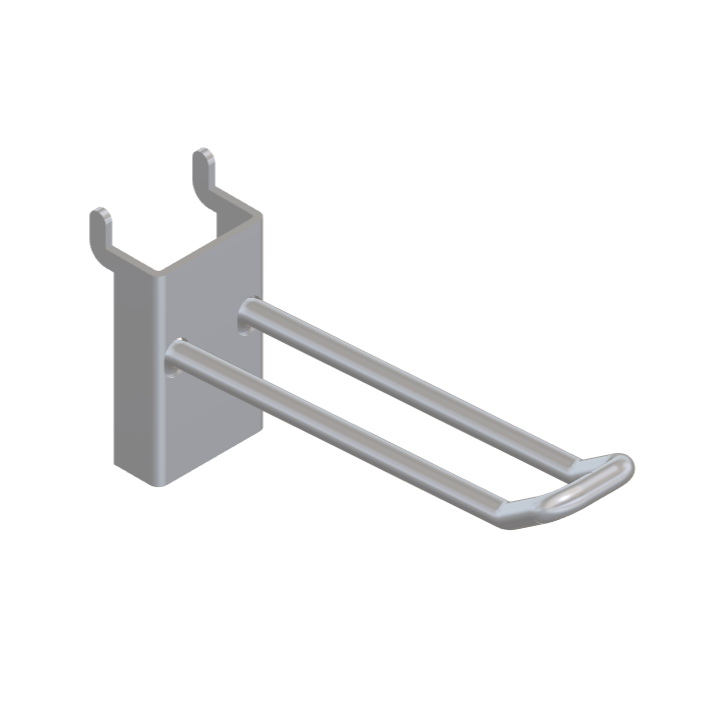 Double / Button Pegboard Hook