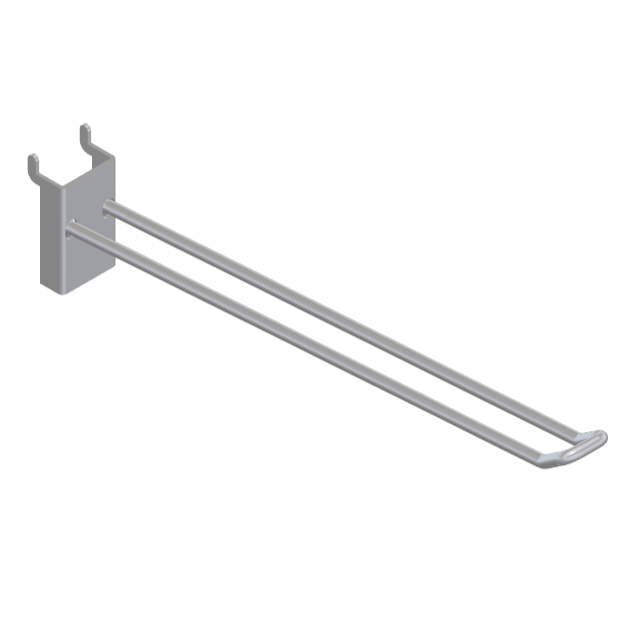 Double / Button Pegboard Hook