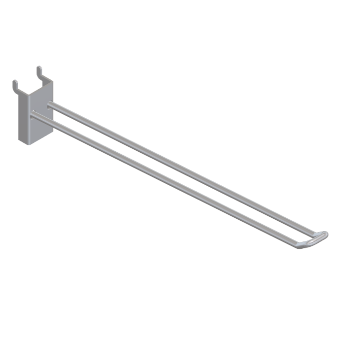 Double / Button Pegboard Hook