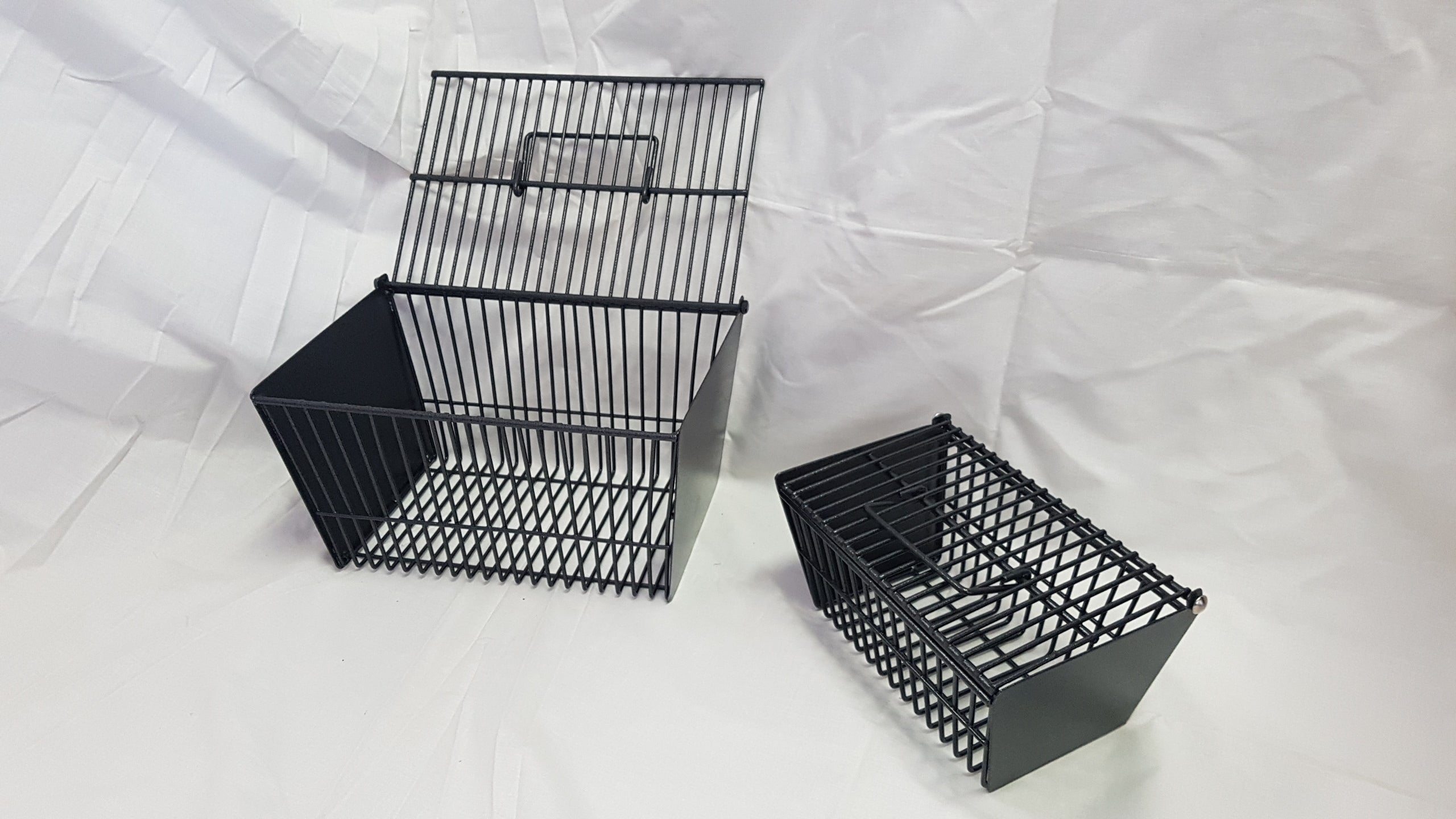 Mesh Pharmacy Basket with Steel Sides