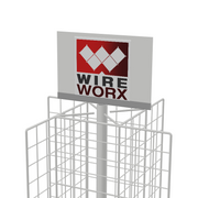U-Channel Signage Holder for Rotating Stand