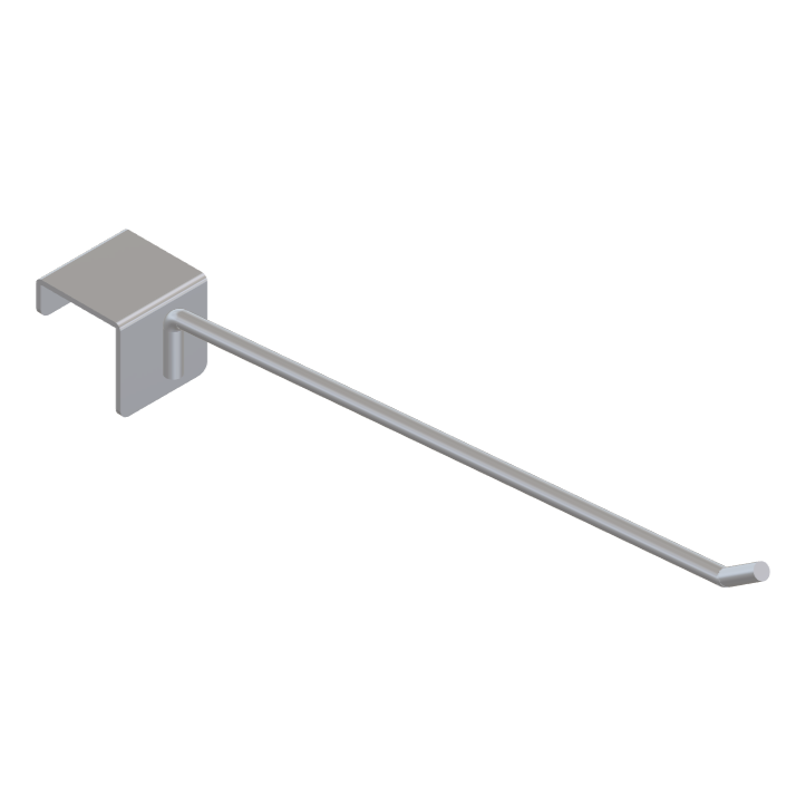 Budget Single 25mm Square Bar Hook