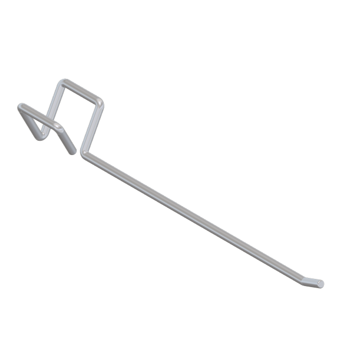 Wire Single 25mm Square Bar Hook