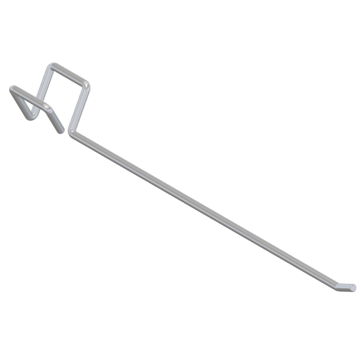 Wire Single 25mm Square Bar Hook