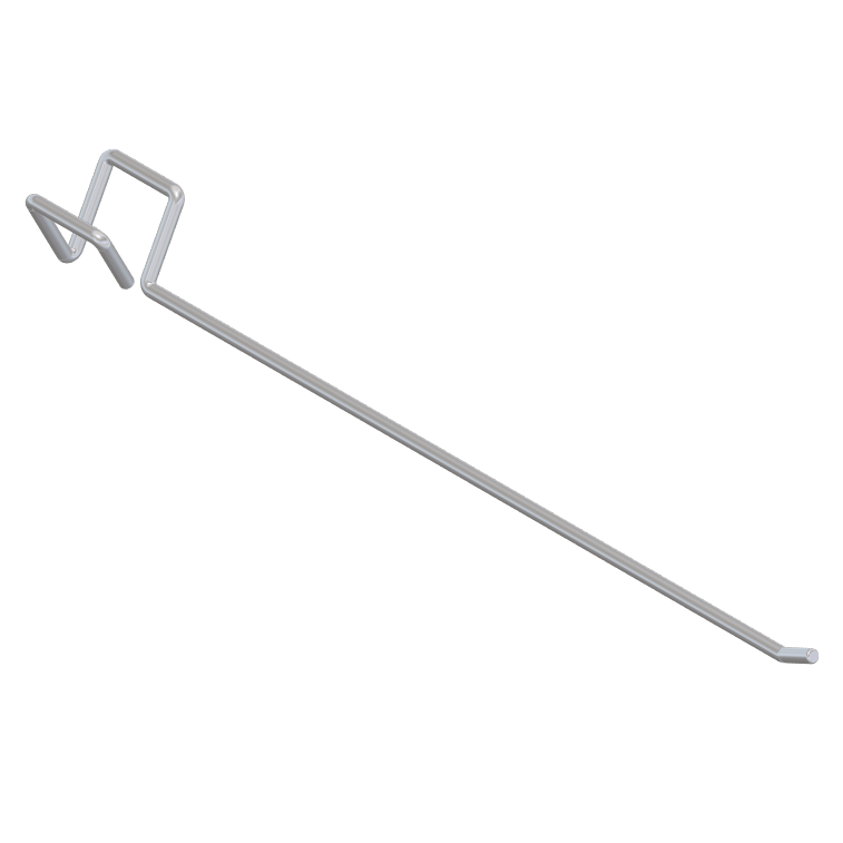 Wire Single 25mm Square Bar Hook