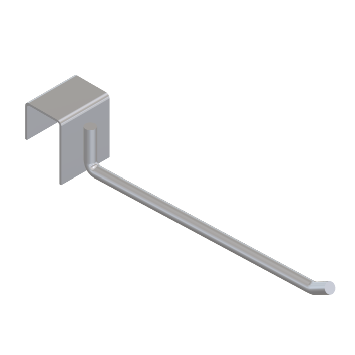 Heavy Duty Single 25mm Square Bar Hook