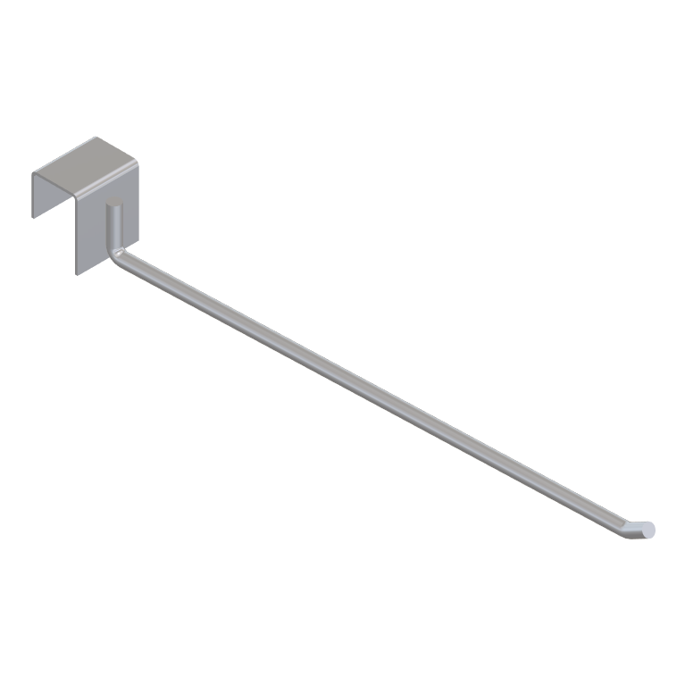 Heavy Duty Single 25mm Square Bar Hook