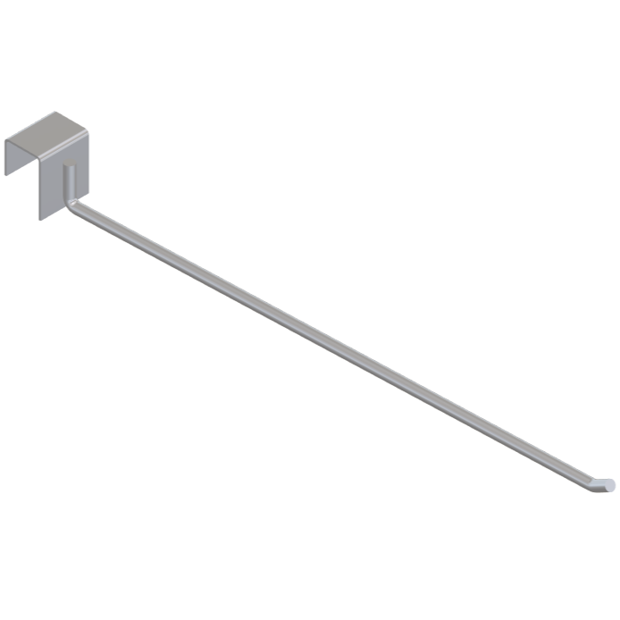 Heavy Duty Single 25mm Square Bar Hook