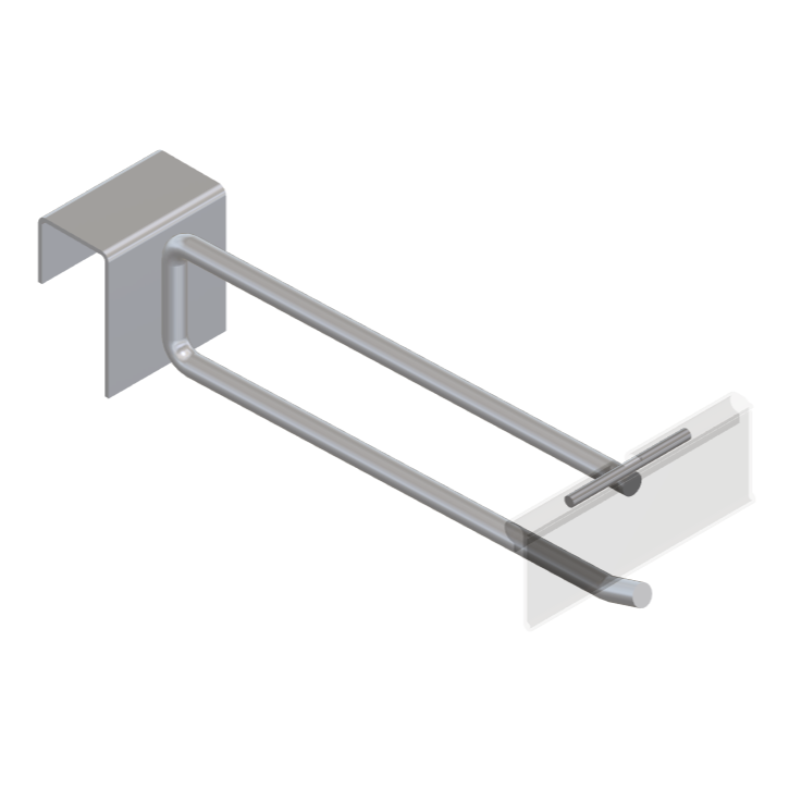 Heavy Duty Single 25mm Square Bar Tracking Hook
