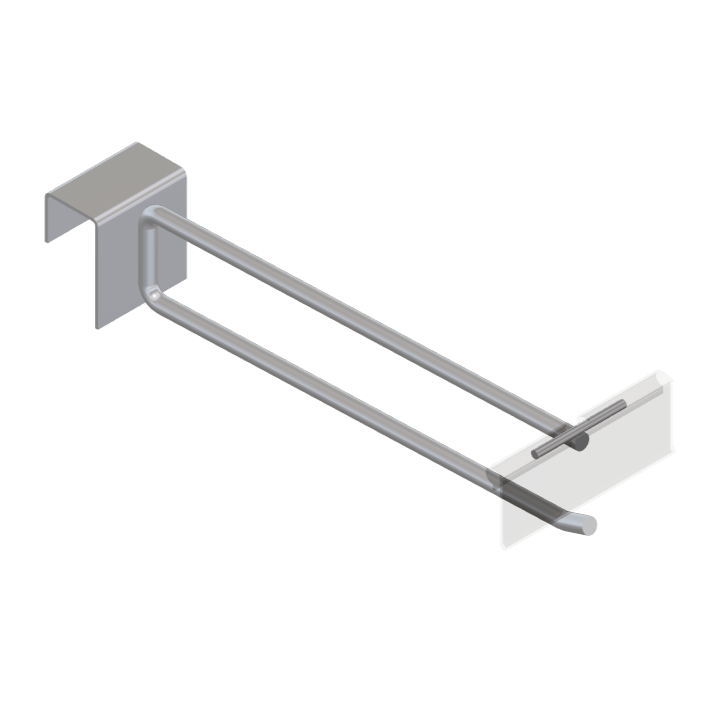 Heavy Duty Single 25mm Square Bar Tracking Hook