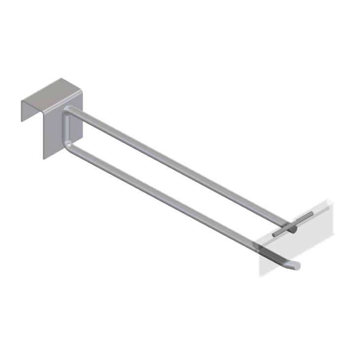 Heavy Duty Single 25mm Square Bar Tracking Hook