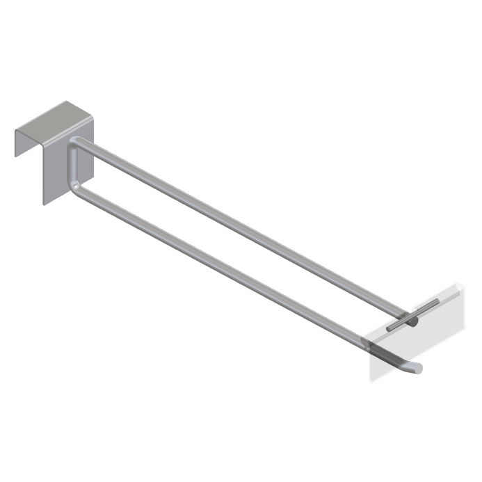 Heavy Duty Single 25mm Square Bar Tracking Hook