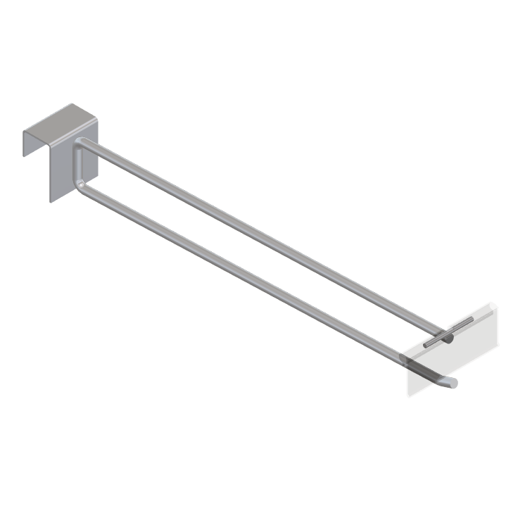 Heavy Duty Single 25mm Square Bar Tracking Hook
