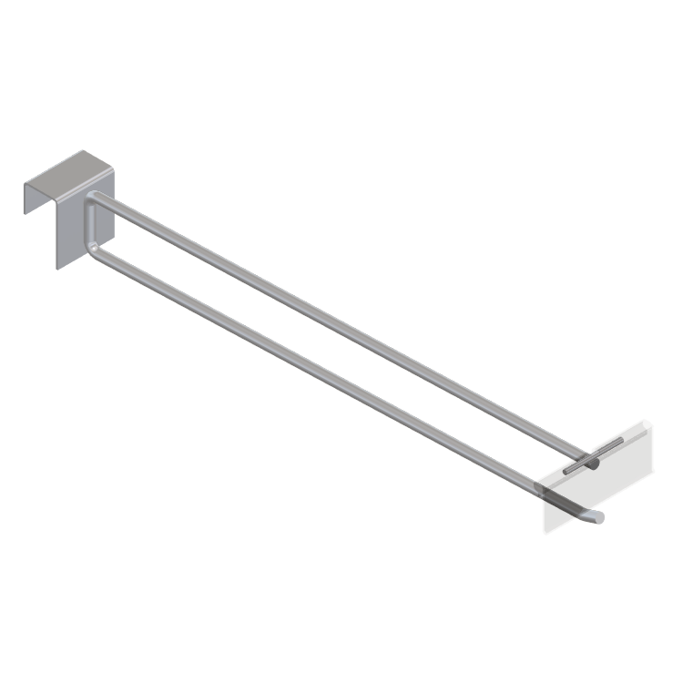Heavy Duty Single 25mm Square Bar Tracking Hook