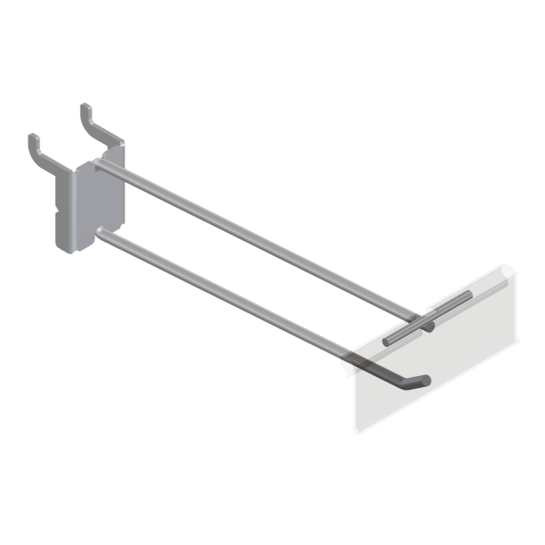 Single Slatwall Tracking Hook