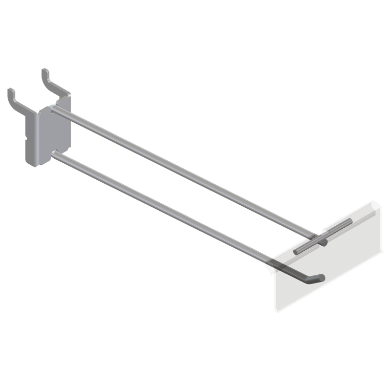 Single Slatwall Tracking Hook
