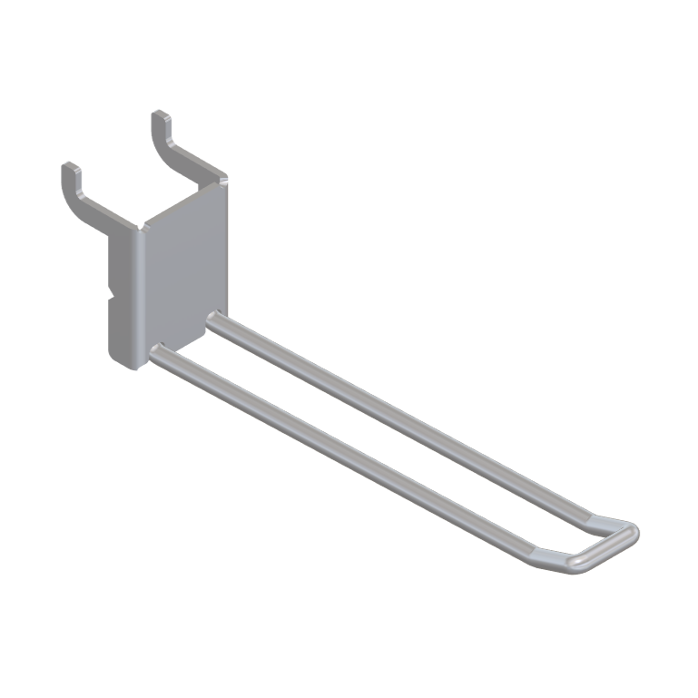 Double / Button Slatwall Hook