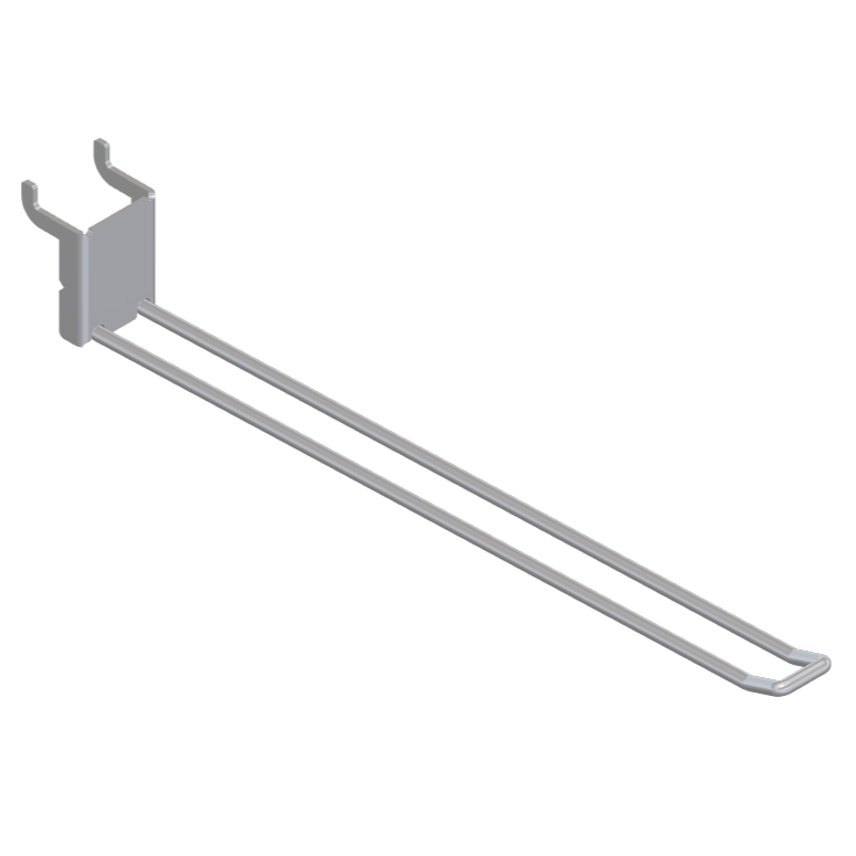 Double / Button Slatwall Hook